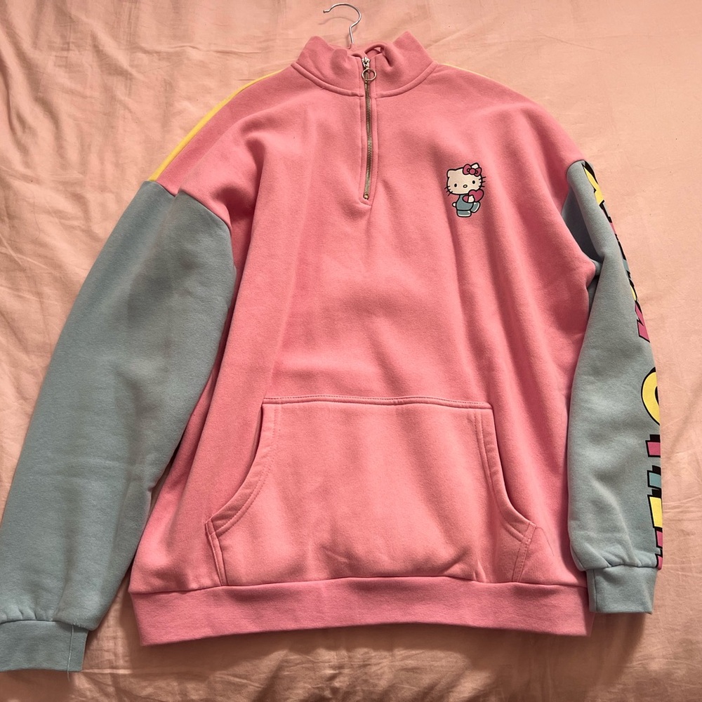 Sanrio Hello Kitty pastel colorblock sweater